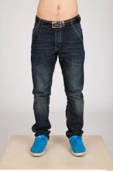 Leg Whole Body Man Casual Jeans Average Studio photo references